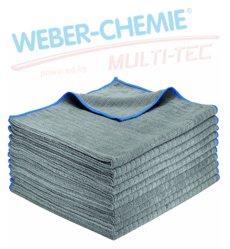 WEBER-CHEMIE Mikrofaser Poliertuch Profi 60x55cm